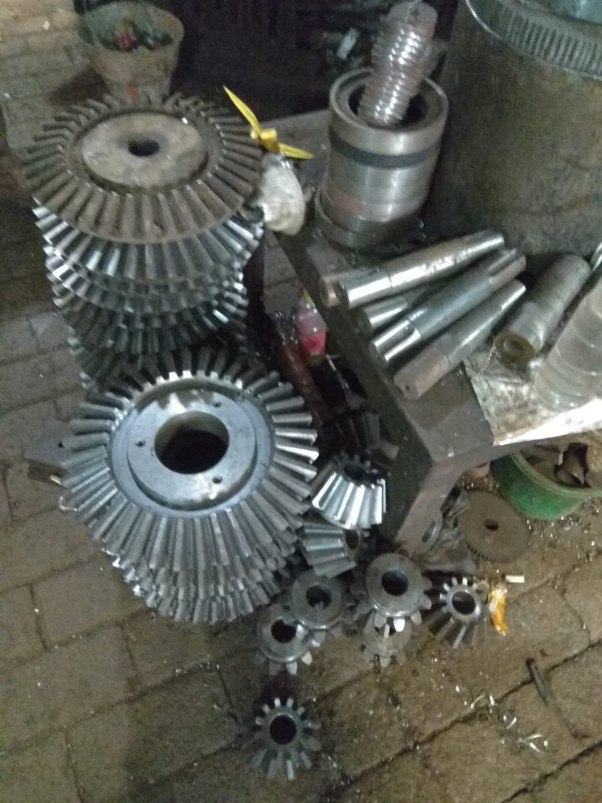 Precision-machined bevel gears and pinions